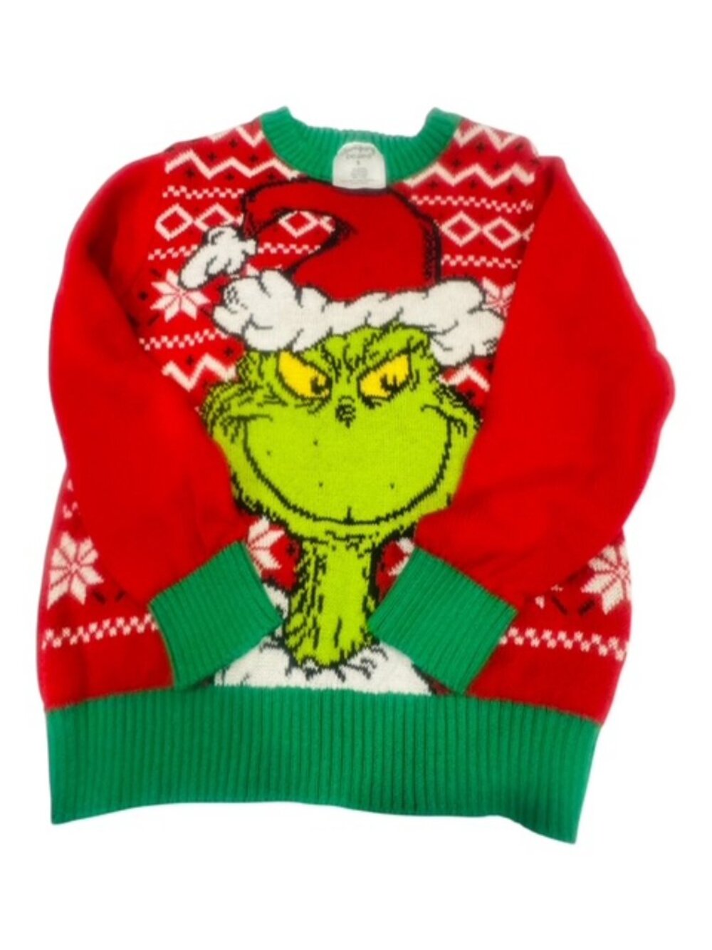 Grinch Christmas Size 5 Sweater